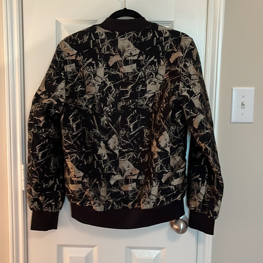 H&M Gold and Black Bomber Jacket - Picture 7 of 11